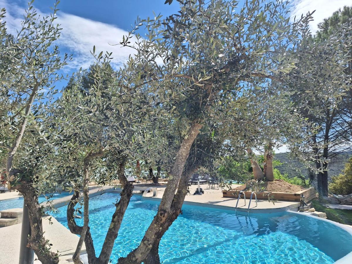 Hotel Restaurant Clos Des Sullys Montclus  외부 사진